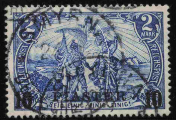 German Post in Turkey, Michel No. 21 I o, cancelled.