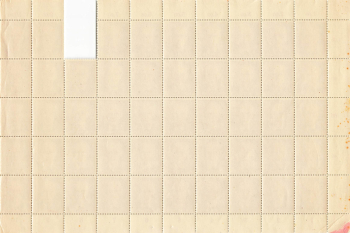 German Reich Michel 856 Peter Rosegger counter sheet part **1943