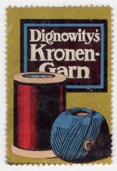 Vignette Dignowitys Kronengarn um 1920