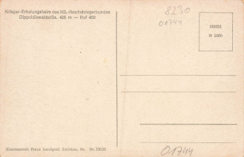 01744 Dippoldiswalde Warrior Rest Home of the NS Reichskriegerbund * around 1940