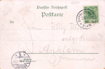 01744 Dippoldiswalde Muellerschule Litho o 1898