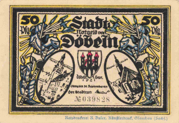 04720 Döbeln Notgeldschein 1921