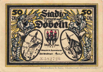 04720 Döbeln Notgeldschein 1921