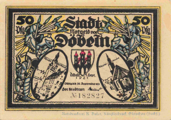 04720 Döbeln Notgeldschein 1921