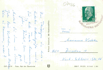 Döbischau-Egelsdorf Mehrbildkarte o 1972