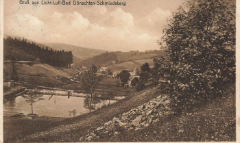 01744 Dönschten Dippoldiswalde Licht Luft Bad o 1928