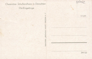 01744 Dönschten Dippoldiswalde Schullandheim Ost Erzgebirge * um 1930
