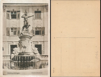 Donaueschingen Denkmalbrunnen * ca. 1925