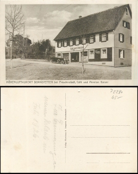 Dornstetten Cafe Pension Gaiser o 1926