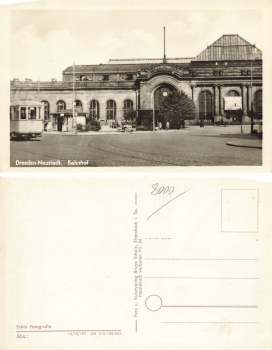 Dresden Neustadt Neustädter Bahnhof * 1952