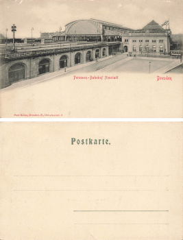 Dresden Neustadt Neustadt Station * around 1900