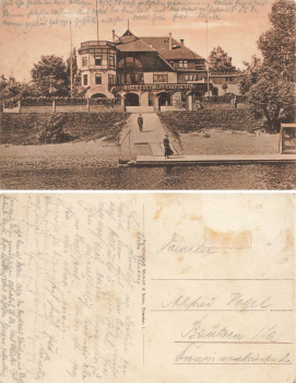 Blasewitz Dresden Dresden Rowing Club Clubhouse used around 1920