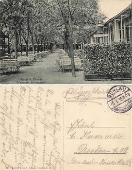 Buehlau Dresden Restaurant Kaisergarten o 1915