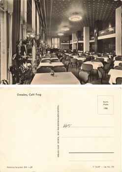 Dresden Cafe Prag am Altmarkt  * 1957