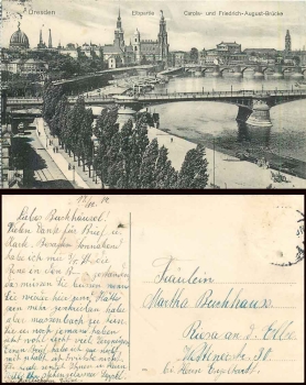 Dresden Carolabruecke o 17.12.1914