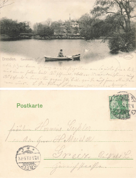 Dresden Carolaschloesschen Grosser Garten o 1903
