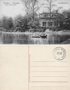 Dresden Carolaschloesschen Grosser Garten * um 1910