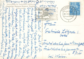 Dresden Deutsches Hygiene Museum o 1957