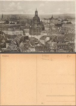 Dresden Frauenkirche mit Neumarkt *ca.1920