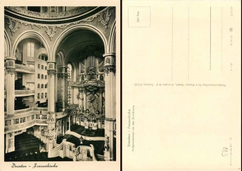 Dresden Frauenkirche Innenansicht *1960
