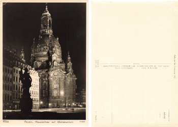 Dresden Frauenkirche mit Tuerkenbrunnen *1956 ​​​​​​​Verlag Hahn-Foto10826 