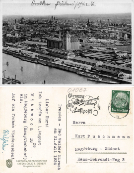 Friedrichstadt Dresden Bienert’sche Hafenmuehle o 1934