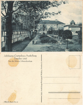 Dresden Anniversary Horticultural Exhibition 1926  Official Map No. 20