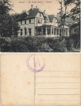 Dresden Pikardie Grosser Garten * um 1910