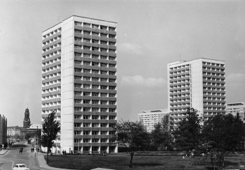 Dresden Reitbahnstrasse Grossfoto um 1970
