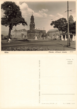 Dresden Altmarkt Ostseite * 1963 ​​​​​​​Verlag Hahn-Foto13745