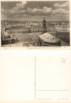 Dresden Altmarkt West Side Reconstruction * 1967 ​​​​​​​Publisher Hahn-Foto14422
