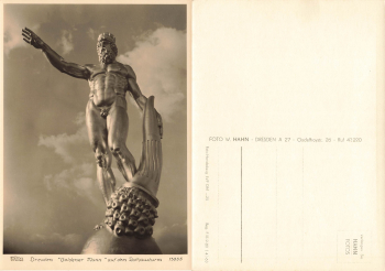 Dresden Goldener Mann auf dem Rathausturm  * 1963 ​​​​​​​Verlag Hahn-Foto13855