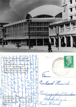 Dresden Haus der Sozialistischen Kultur Planfotomontage 1966  
