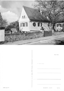 Hosterwitz Dresden Carl Maria von Weber Memorial * 1977