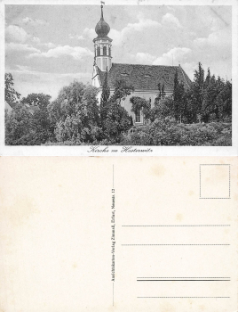 Hosterwitz Dresden Kirche Maria am Wasser * um 1930