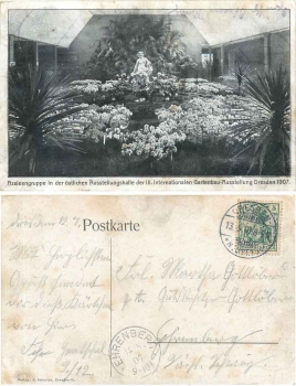 Dresden III International Horticultural Exhibition 1907 Azalea group o 13.5.1907