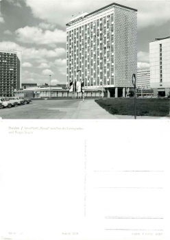 Dresden Interhotel Newa Pragerstrasse Leningraderstrasse *ca. 1975 Hanich2225