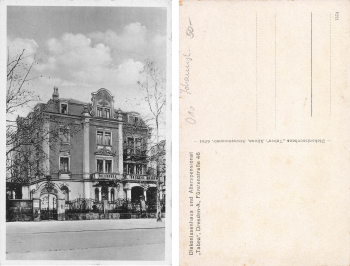 Johannstadt Dresden Fuerstenstrasse 46 Deaconess House and Retirement Home "Tabea" * around 1920