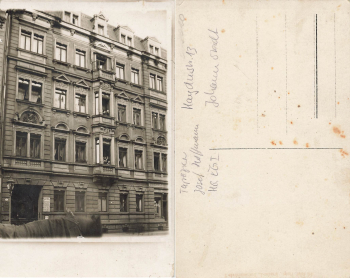 Johannstadt Dresden Haydnstrasse 13 Tapezierer Josef Hoffmann Echtfotokarte um 1930