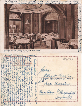 Dresden Kaffee King interior view (Ringstrasse 14) used 1931