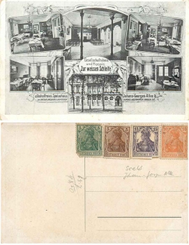 Dresden society house and hospice "zur Weissen Schleife" Lingner Allee *approx. 1915