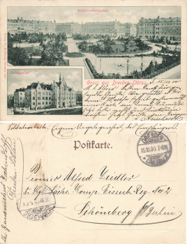 Loebtau Dresden Nostitz Wallwitz Platz Luisenheim o 1900
