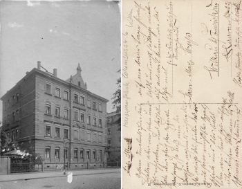 Loebtau Dresden Riedlin & Kolbe Marzipanfabrik Columbusstrasse 6 gebraucht um 1910