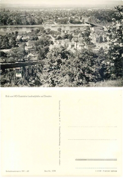 Loschwitz Dresden suspension railway * 1962 Hanich1228