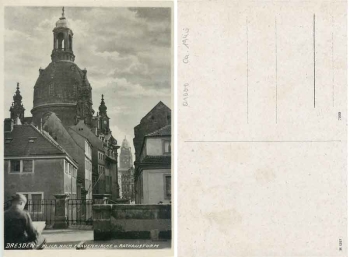 Dresden Munzgasse Frauenkirche * ca. 1940