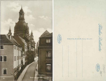 Dresden Munzgasse Frauenkirche *ca. 1920