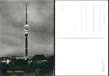 Pappritz Dresden TV Tower * around 1975