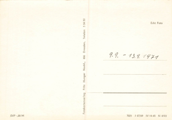 Pillnitz Dresden Haus Hoheneichen mit Kapelle * 1971