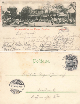 Plauen Dresden Westendschlosschen Max Togel o 1902