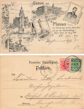 Plauen Dresden "the last village festival before the incorporation" Litho o 1899